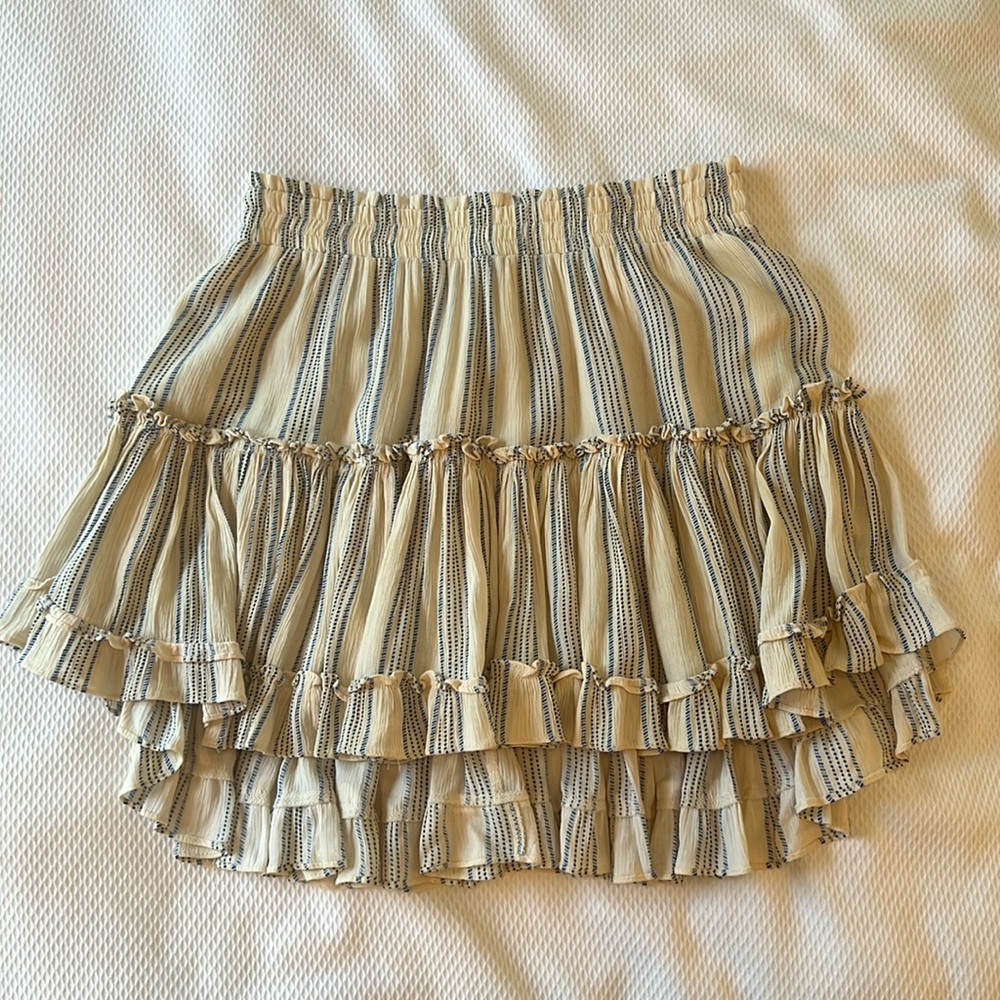 Misa Los Angeles Tiered mini skirt